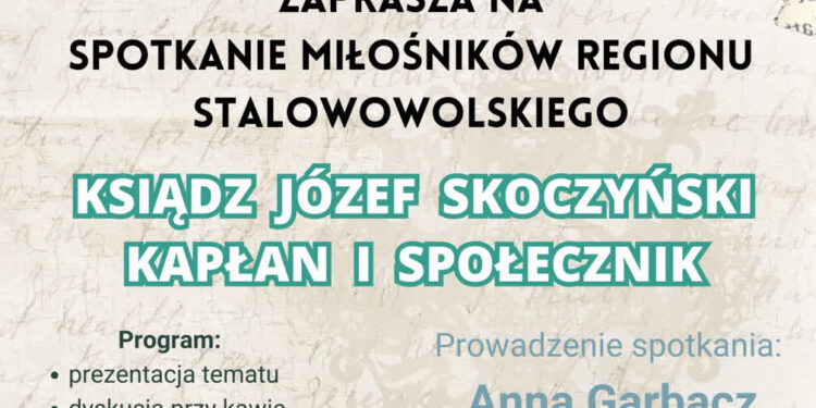 Stalowa Wola: W środę w Kafejce Ksiądz Józef Skoczyński