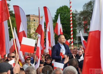 Nowa Dęba. Karol Nawrocki spotkał się z mieszkańcami i sympatykami