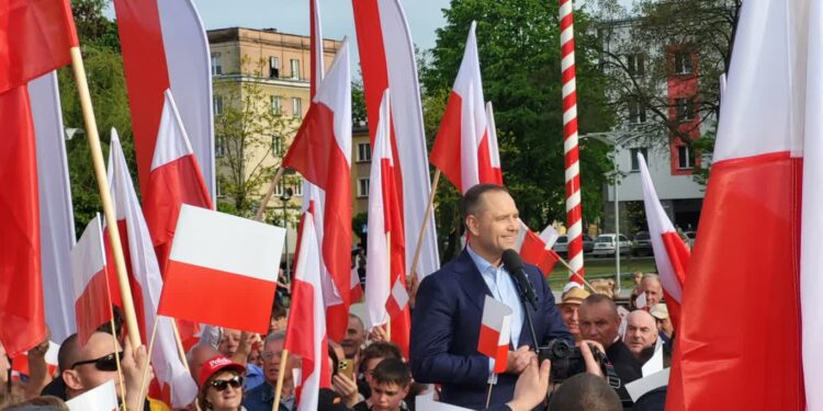 Nowa Dęba. Karol Nawrocki spotkał się z mieszkańcami i sympatykami