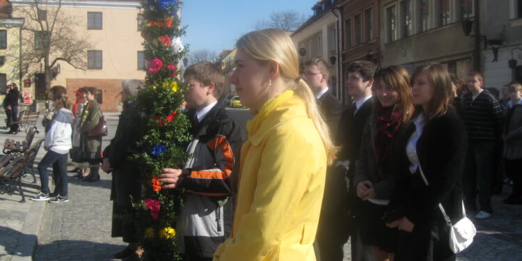 Sandomierz: Obchody Niedzieli Palmowej