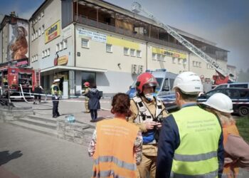 Stalowa Wola: Duży pożar w centrum miasta