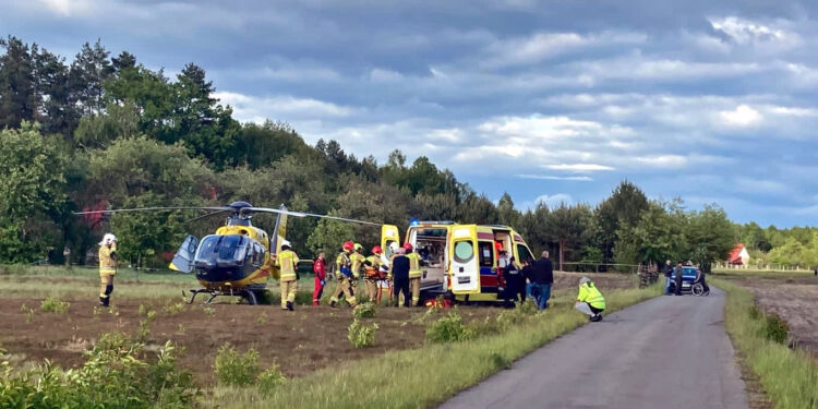 Baranów Sandomierski. Troje dzieci rannych w wypadku