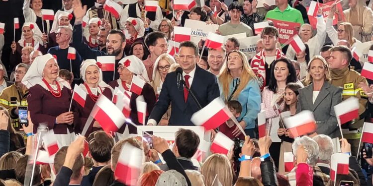 Sandomierz: Wieczór wyborczy Rafała Trzaskowskiego