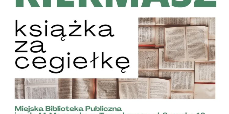 Tarnobrzeg: Książka za cegiełkę – wyjątkowy kiermasz w miejskiej bibliotece