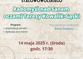 Stalowa Wola: Dziś w Kafejce Historycznej o Radomyślu oczami Teresy Kowalik-Gąski