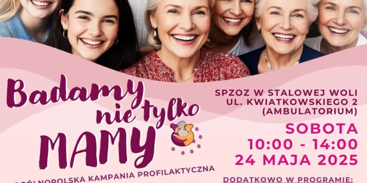 Stalowa Wola: W sobotę 'Badamy nie tylko mamy’ – badania profilaktyczne w Ambulatorium