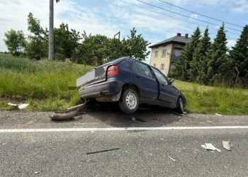 Łukawa: Zablokowana droga