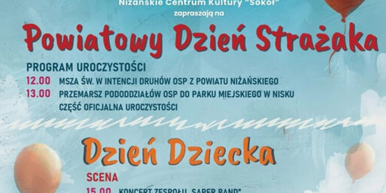 W tym roku w Nisku dzieci i strażacy będą świętować razem – to już w niedzielę w Parku Miejskim