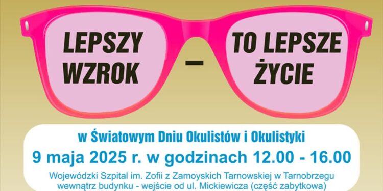 Tarnobrzeg: Jaskra, zaćma, wady wzroku  – sprawdź oczy za darmo i bez rejestracji
