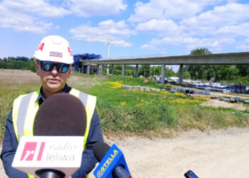Stalowa Wola: Mamy zdjęcia z budowy trzeciego mostu na Sanie