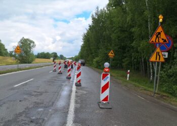Tarnobrzeg: Na Wisłostradzie łatają nawierzchnię. Uwaga są utrudnienia!