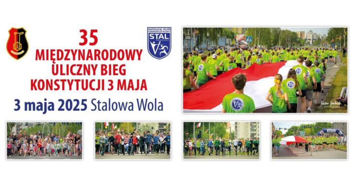 Stalowa Wola: Bieg Konstytucji 3 Maja odbędzie się po raz 35