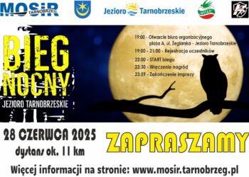 Tarnobrzeg: Zacznij wakacje na sportowo – nocny bieg wokół jeziora