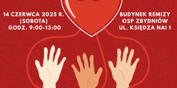 W Zbydniowie już w tę sobotę czerwcowa zbiórka krwi i Festiwal Dobroczynności
