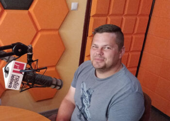 Adrian Wraga, prezes OSP Dzierdziówka