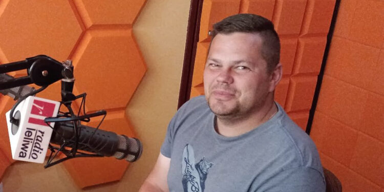 Adrian Wraga, prezes OSP Dzierdziówka