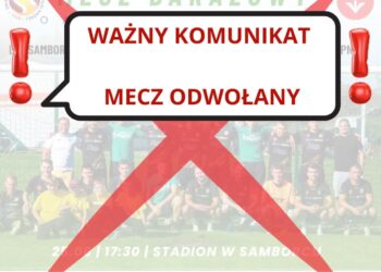 Samborzec: Mecz odwołany. LZS Samborzec awansuje do meczu finałowego w barażach