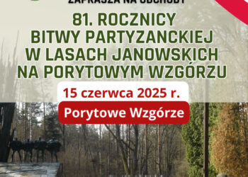 Janów Lubelski: Niedziela na Porytowym Wzgórzu – obchody 81. rocznicy bitwy partyzanckiej