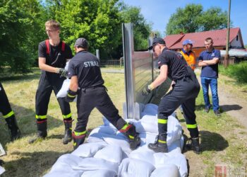 Tarnobrzeg. Ćwiczyli na wypadek powodzi