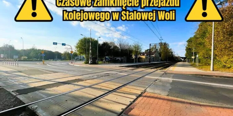 Stalowa Wola: Czasowe zamknięcie przejazdu kolejowego na ul. Mickiewicza