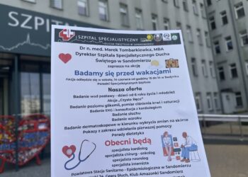 Sandomierz: „Badamy się przed wakacjami”.