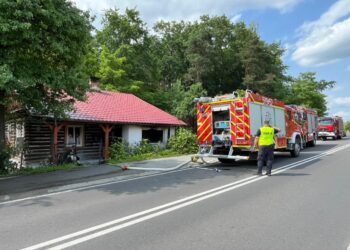 Wólka Tanewska: Pożar domu jednorodzinnego