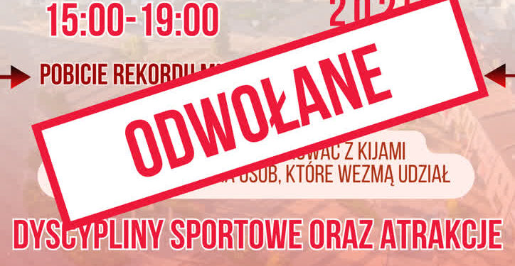 Mielec: „Sportowa Starówka” – odwołana !