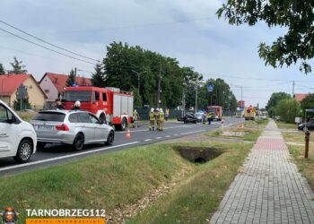 Nowa Dęba: Zablokowana droga krajowa nr 9