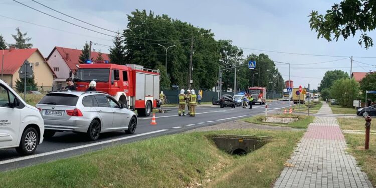 Nowa Dęba: Zablokowana droga krajowa nr 9