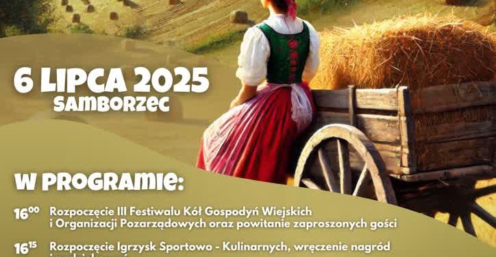 Samborzec: W niedzielę III Festiwal Kół Gospodyń Wiejskich i Organizacji Pozarządowych