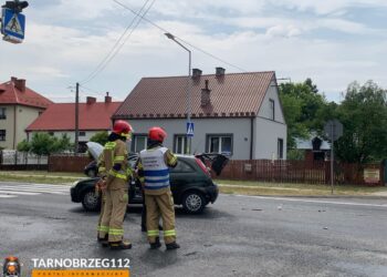 Tarnobrzeg: Od pożaru traw po wypadek, wybuch i piorun – trudny dzień dla służb