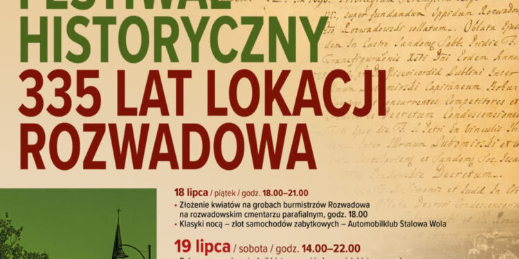 Stalowa Wola: Festiwal Historyczny w 335. rocznicę lokacji Rozwadowa