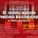 Stalowa Wola: W niedzielę koncert z okazji 81. rocznicy wybuchu Powstania Warszawskiego