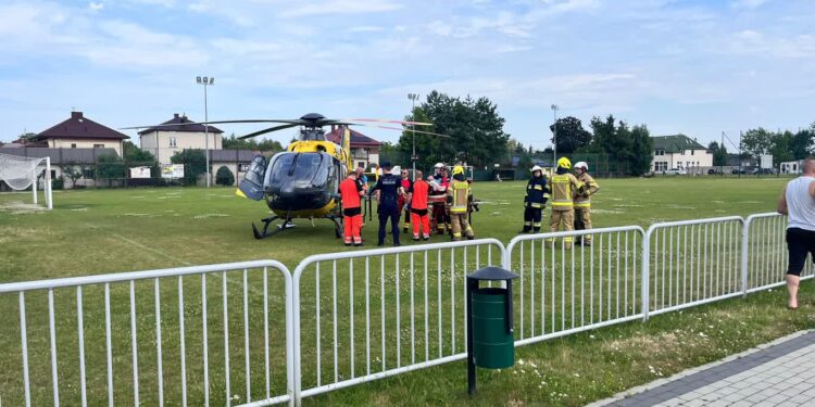 Baranów Sandomierski. Wybuch w studzience kanalizacyjnej. Dwie osoby ranne
