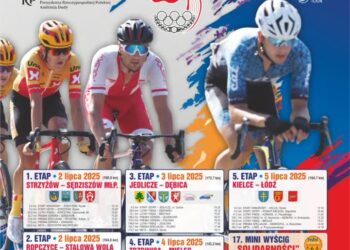 Mielec: Kolarski peleton Międzynarodowego Wyścigu Solidarności i Olimpijczyków na ulicach miasta