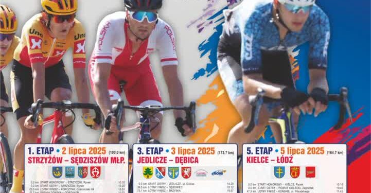 Mielec: Kolarski peleton Międzynarodowego Wyścigu Solidarności i Olimpijczyków na ulicach miasta