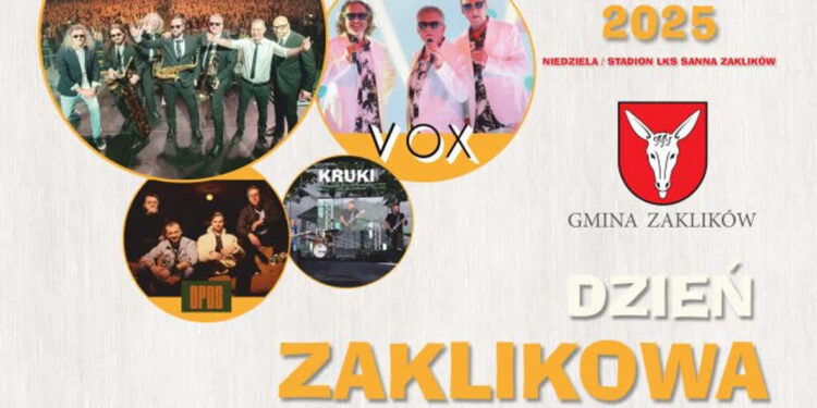 Dzień Zaklikowa już w tę niedzielę – na scenie między innymi Poparzeni Kawą Trzy i Vox
