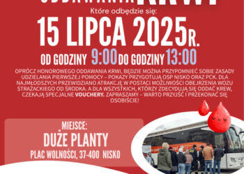 Nisko: Akcja oddawania krwi odbędzie się 15 lipca
