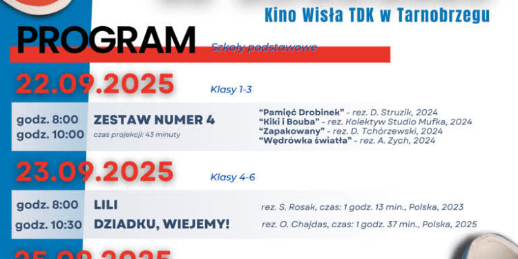 Tarnobrzeg: Polskie Kino Młodego Widza i Edukacja Młode Horyzonty – filmowa jesień dla dzieci i młodzieży