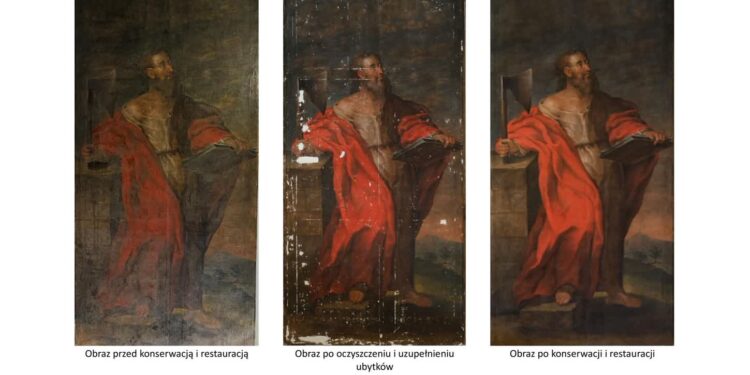 Zawichost: Oblicza świętych apostołow znów w pełnym blasku