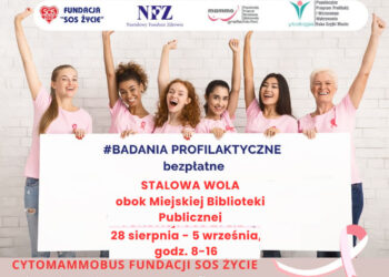 Stalowa Wola: Ruszyła akcja bezpłatnych badań cytologicznych i mammograficznrych