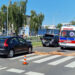 Stalowa Wola: Zderzenie przed przejściem dla pieszych na Alejach