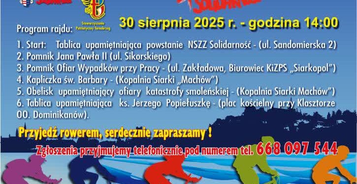 Tarnobrzeg: XIII Rajd Solidarności i Wolności