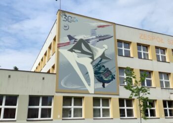 Mielec: Mural na 30-lecie Specjalnej Strefy Ekonomicznej EURO-PARK Mielec