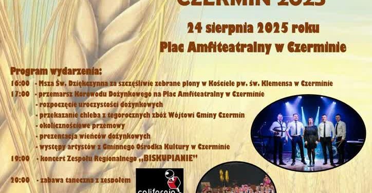 Czermin: Dożynki Gminy Czermin 2025  –  PATRONAT