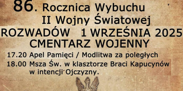 Stalowa Wola: Rozwadowskie obchody 86. rocznicy wybuchu II Wojny Światowej
