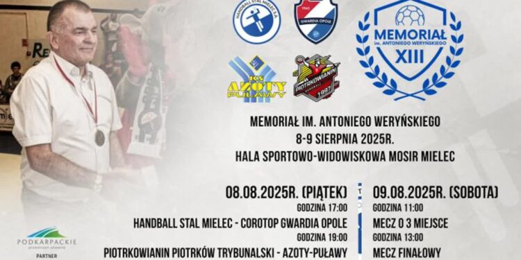 Mielec: Po raz 13. Memoriał im. Antoniego Weryńskiego