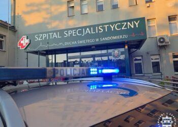 Sandomierz: Policyjna eskorta 4-latki do szpitala