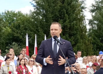 Godziszów, Janów Lubelski: Wizyta prezydenta RP Karola Nawrockiego