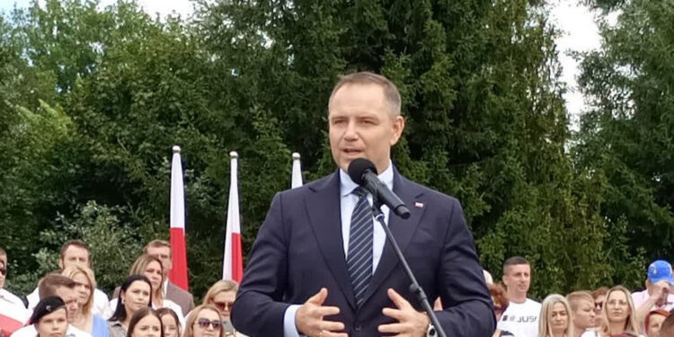 Godziszów, Janów Lubelski: Wizyta prezydenta RP Karola Nawrockiego